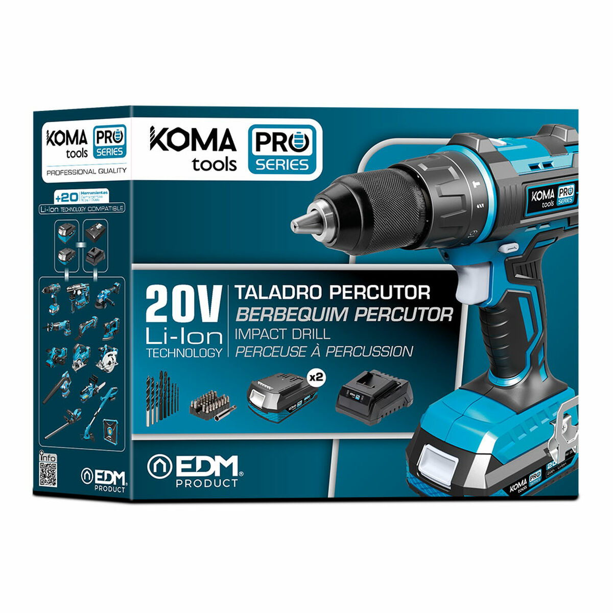 Puurvasar Koma Tools 20 V